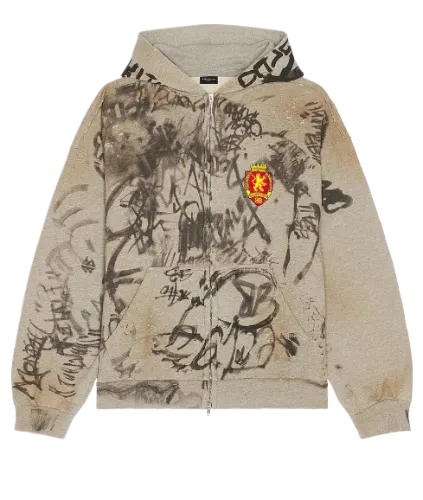 Balenciaga skater ZIPPER hoodie - Image 3